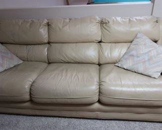 3.    84"  leather  sofa  price  is  250.00