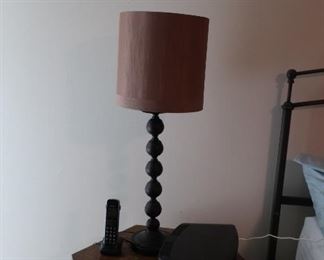 night  stand  and  lamp