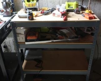 tools    in  basement 