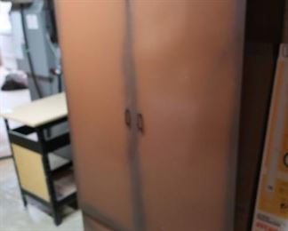 metal  storage  cabinet