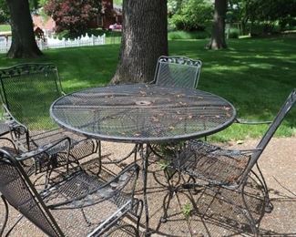 2.  patio  furniture  the  price  is  350.00  for  table  and  chairs  and  chaise  lounge