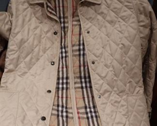 Burberry  women's  jacket-  size  small