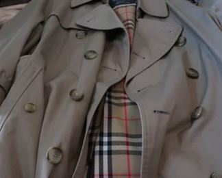 Burberry  men's  coat  (there  are  two)