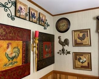 Roosters on the Wall