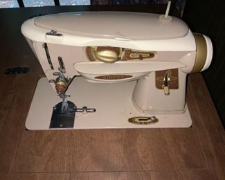 Singer Sewing Machine and Cabinet