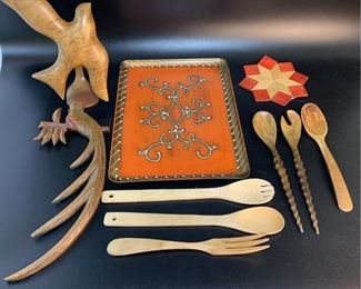 Wooden items/ Lacquered Tray.