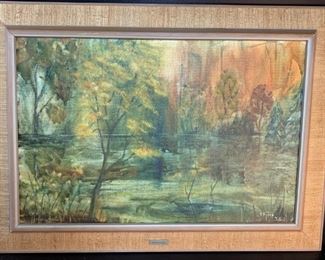 Therese Frere Listed French Canadian Artist Painting