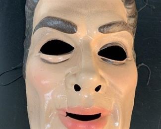 Vintage Plastic Mask made in France