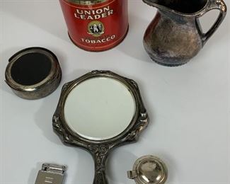 Gorham/ Kreisler Lighter/ Union Leader Tobacco Can