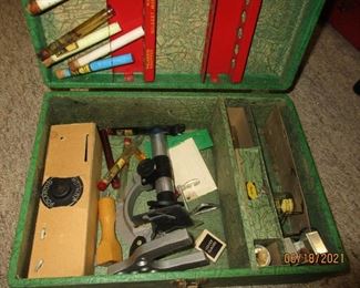 vintage Gilbert microscope child's