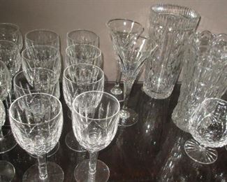 crystal wine glasses