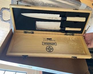 Mundial premium sushi knives new in box $120