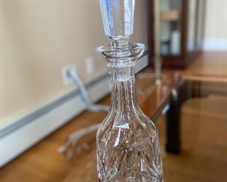 Waterford decanter 13.5"h. $60