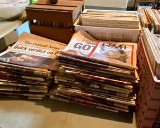 The Detroit News front page headlines.