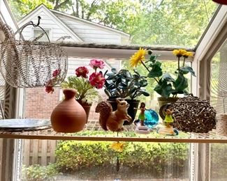 Greenhouse window display.