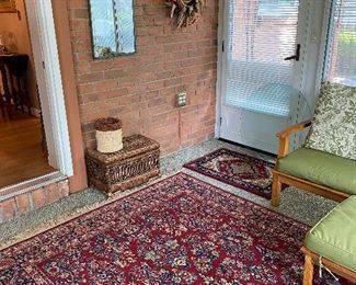 One of many gorgeous oriental style rugs.