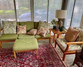 Lovely sunroom furniture from Plow & Hearth.