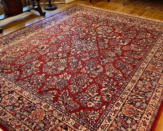 Large Karastan wool area rug. 8'7" x 10'7".