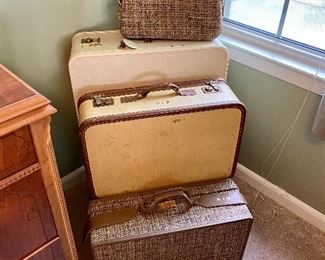 Vintage  suitcases.