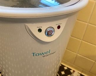 Brookstone towel warmer.