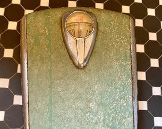 Vintage bathroom scale.