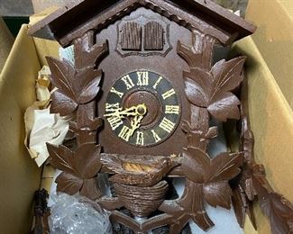 Black Forest cuckoo clock from Germany.