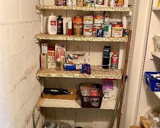 Home maintenance & paint supplies.