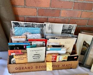 Lots of collectible papers, brochures & photos.