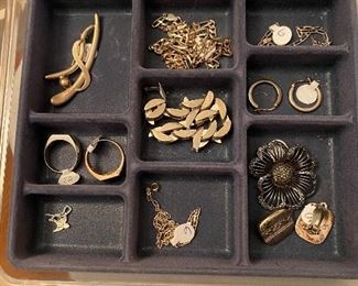 Sterling silver jewelry.