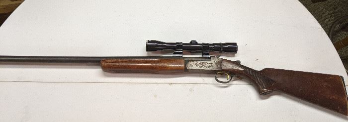 Winchester Model 37A, 12G Full Choke, Weaver Scope