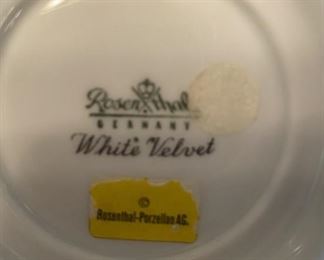 White Velvet by Rosenthal