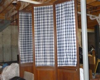 Room divider made of doors