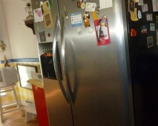 Frigidaire stainless steel side-by-side