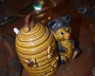 Collectible Honey Jar and Bear