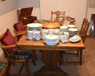 Dining Table, Chairs, China, Record Player and More!