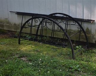 Wrought Iron Arch Entry for your Garden just waiting for assembly