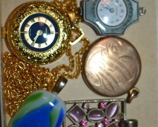 Vintage Costume Jewelry of all types including Watches, Necklaces, Pins, and More!