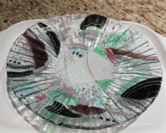 clear plate with inserts