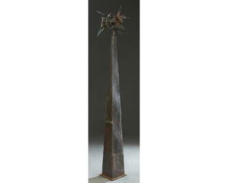 Russell Whiting "Wrestling Angel" steel sculpture