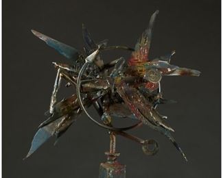 Russell Whiting "Wrestling Angel" detail