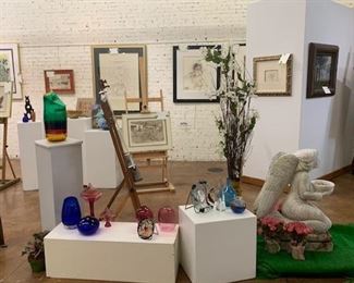 Event Photo:  Middle section and east wall hangings