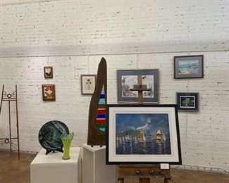 Event Photo:  Stained glass/"Spinnaker Start" 