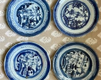 Item 42:  (4) Canton Plates - 6":  $75 for 4