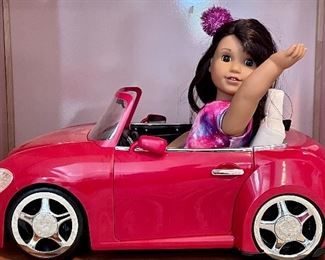 Item 73:  America Girl Doll & Remote Control Convertible (missing remote): $115
