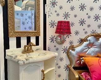 detail - sink and mirror