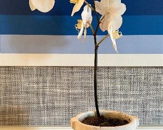 Item 86:  Faux Orchid - 21":  $26