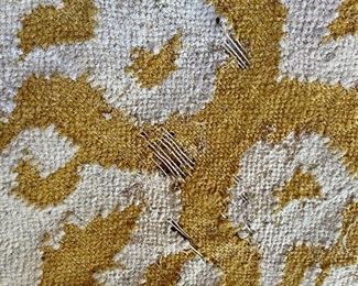 detail - please note the wear