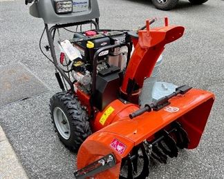 Item 150:  Husqvarna Snow Blower ST230E: $795