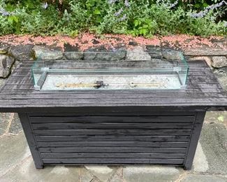 Item 165:  Hiland Outdoor Gas Firepit Model AFP-RT-WS: $375