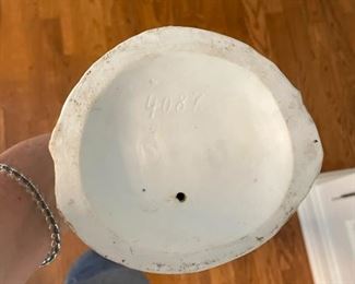 Victorian Boy Porcelain Figurine. Measures 14"H. Photo 1 of 2